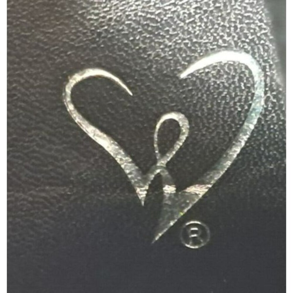 NEW Black Studded Stiletto Boot Geometric Heel Size 7.5 Faux Leather - Picture 10 of 13